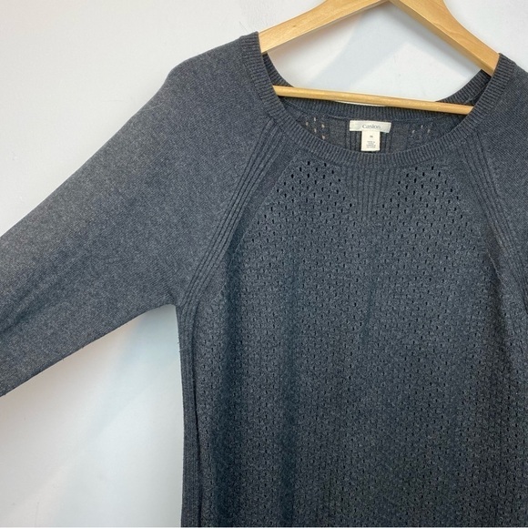 Caslon • open knit crew neck sweater - Picture 4 of 12